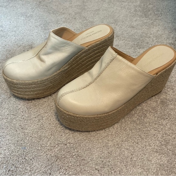 PALOMA BARCELO Platform Wedge Mules - Picture 2 of 5